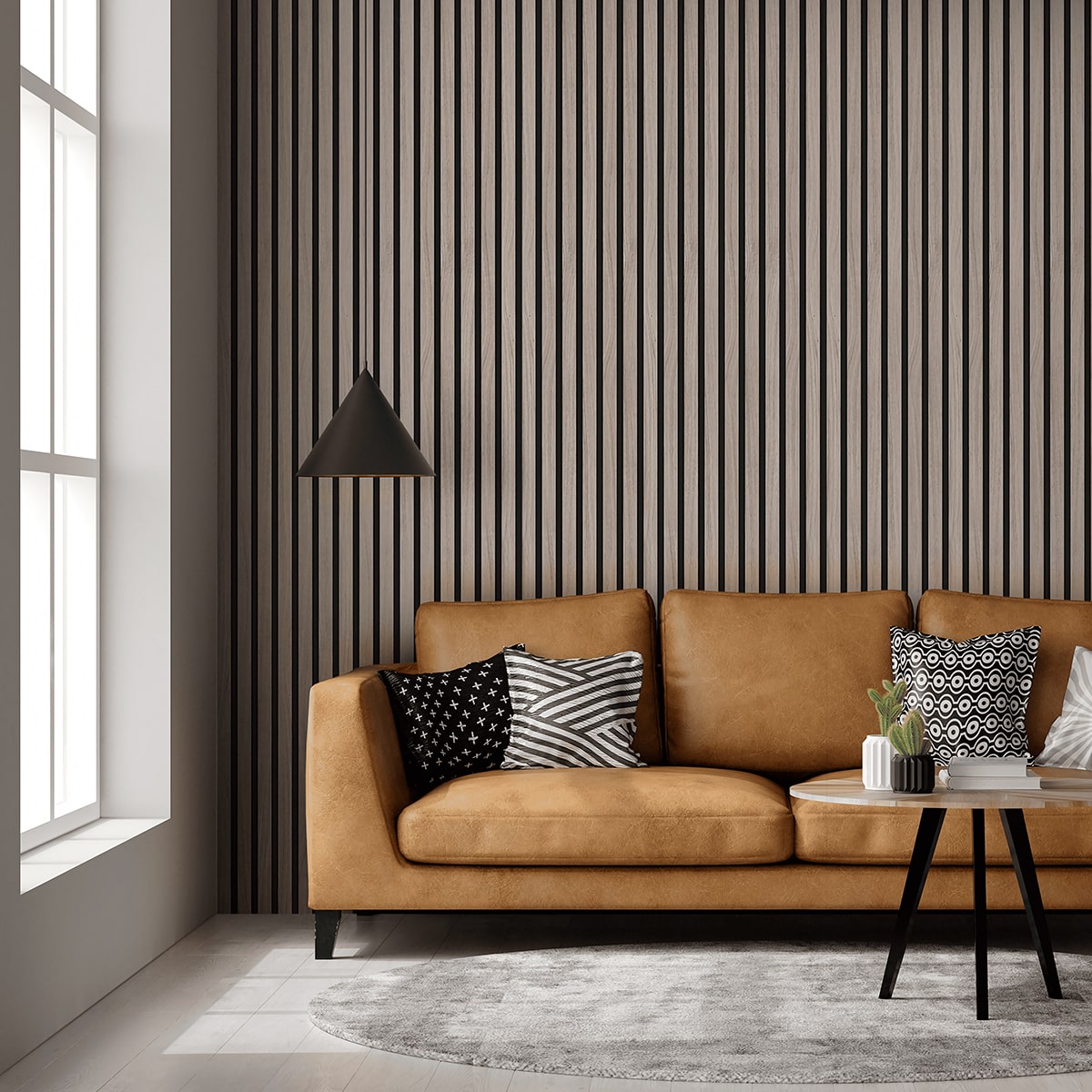 Panel acústico living