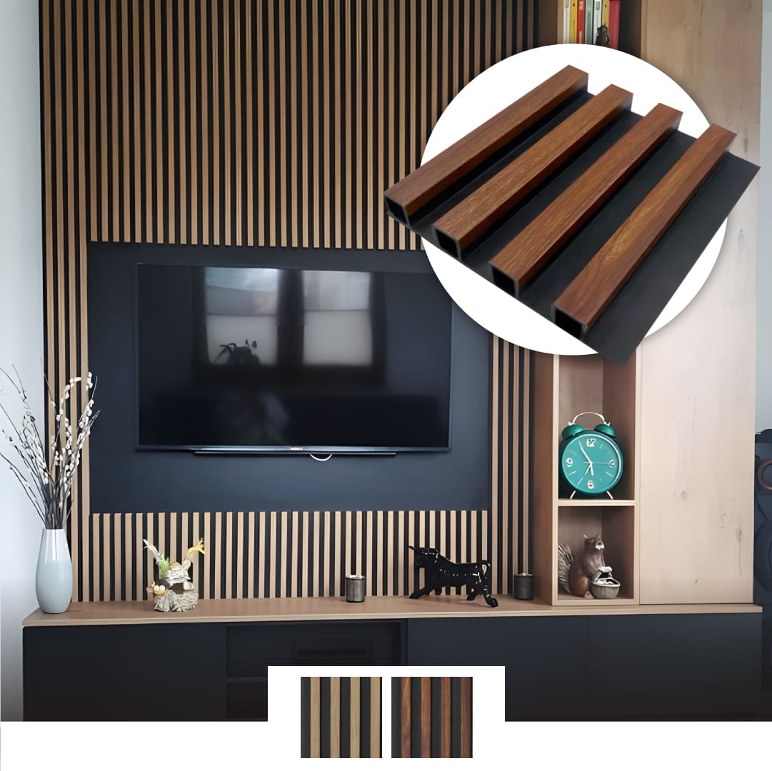 Wall panel madera – Fondo Black