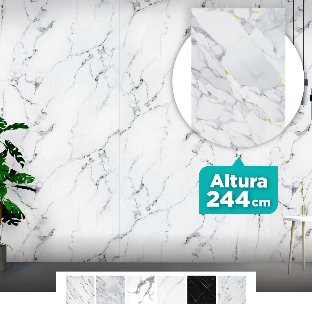 Placas PVC tipo marmol